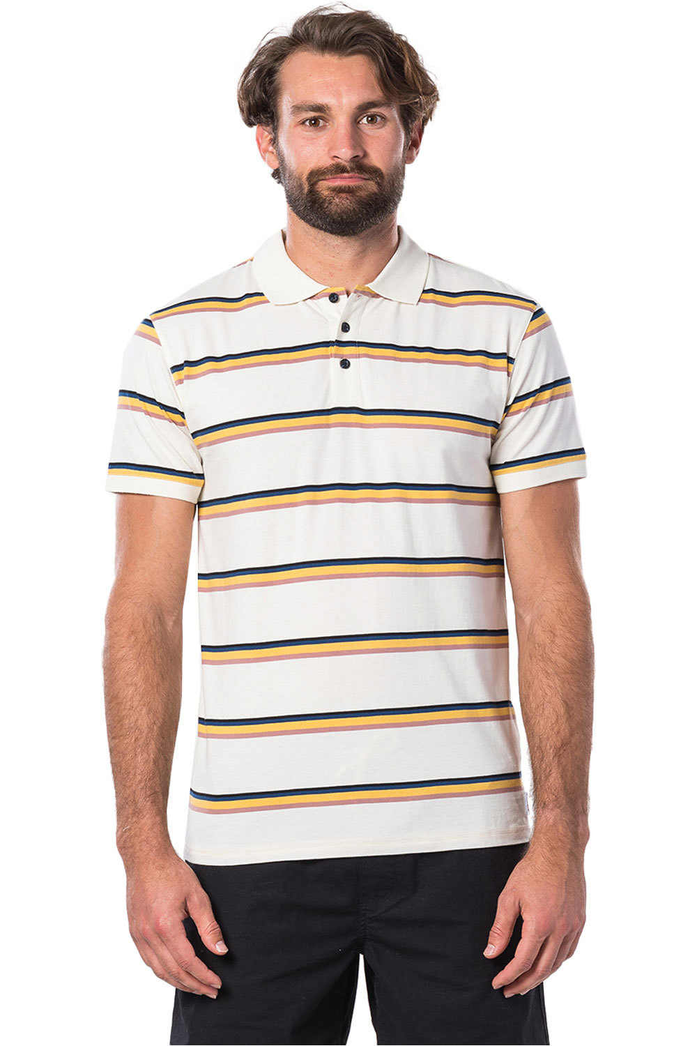Rip Curl polo manga corta hombre Rip Curl LA MARINIERE POLO vista frontal Rip Curl polo manga corta hombre Rip Curl LA MARINIERE POLO vista frontal