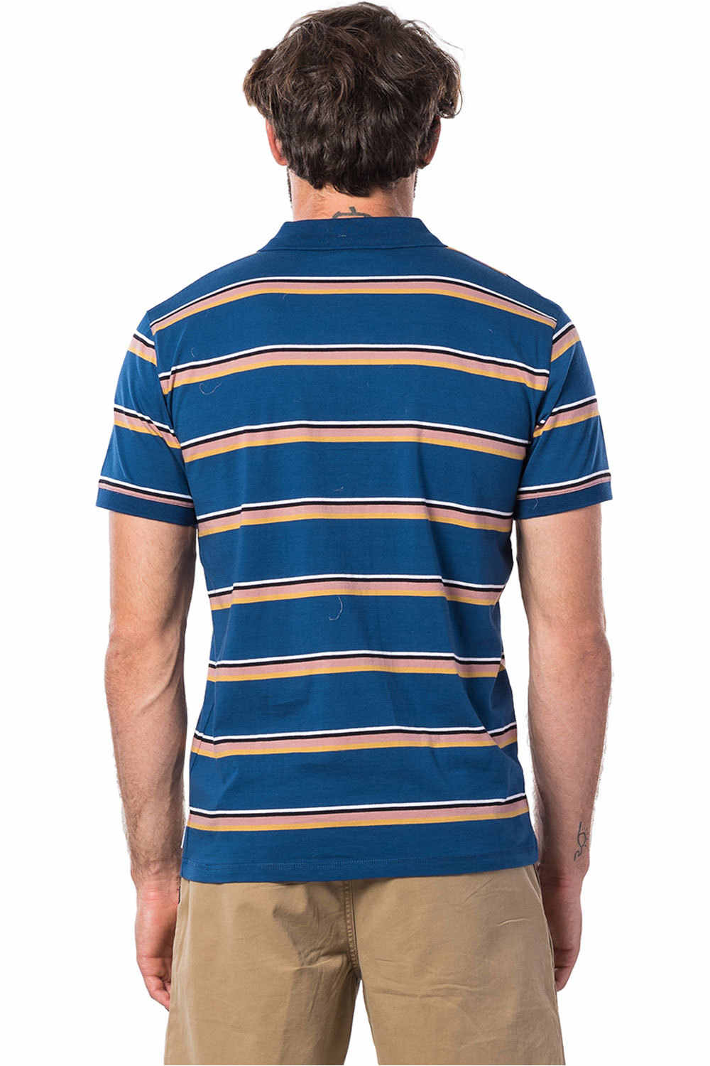 Rip Curl polo manga corta hombre Rip Curl LA MARINIERE POLO vista trasera Rip Curl polo manga corta hombre Rip Curl LA MARINIERE POLO vista trasera