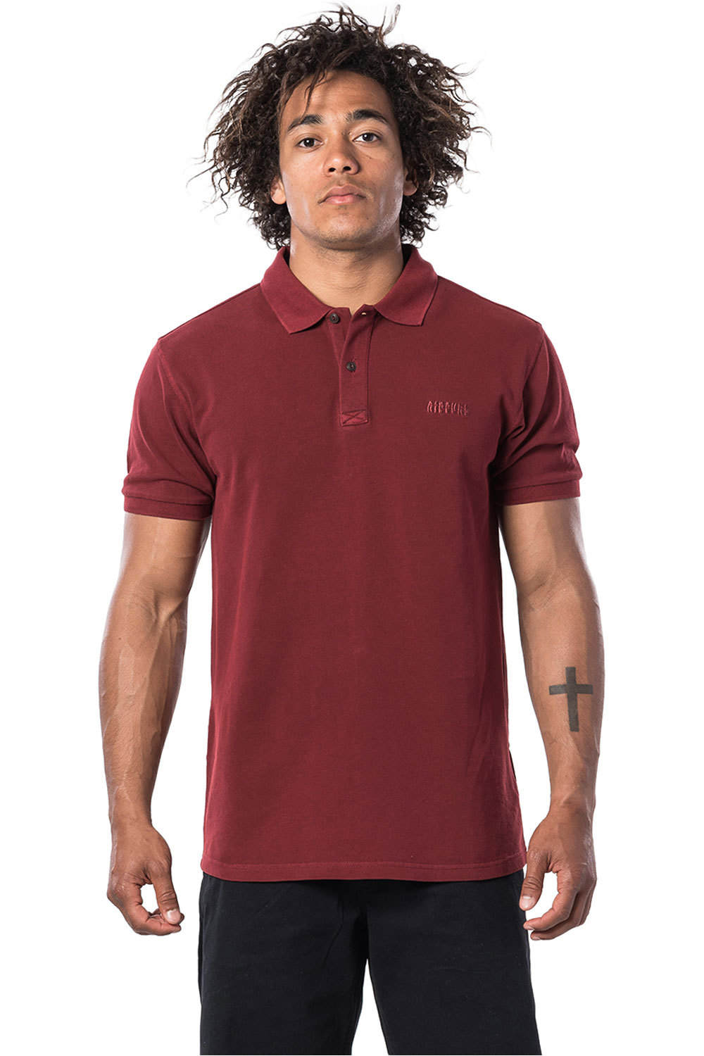Rip Curl polo manga corta hombre Rip Curl FADED POLO vista frontal Rip Curl polo manga corta hombre Rip Curl FADED POLO vista frontal