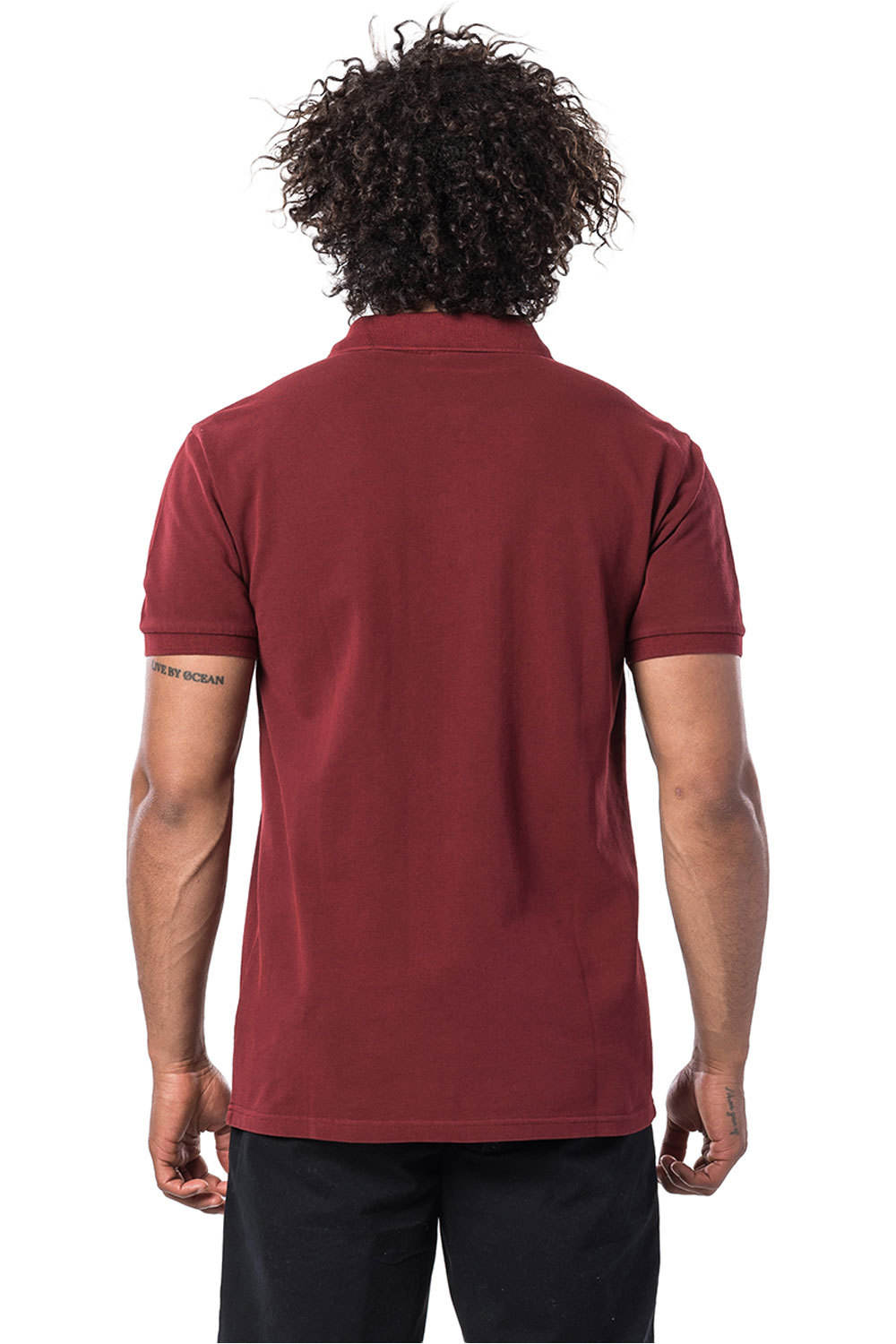 Rip Curl polo manga corta hombre Rip Curl FADED POLO vista trasera Rip Curl polo manga corta hombre Rip Curl FADED POLO vista trasera