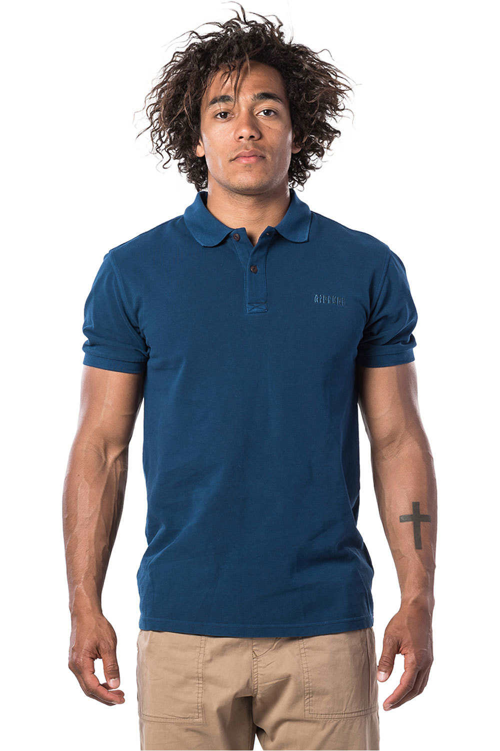 Rip Curl polo manga corta hombre Rip Curl FADED POLO vista frontal Rip Curl polo manga corta hombre Rip Curl FADED POLO vista frontal