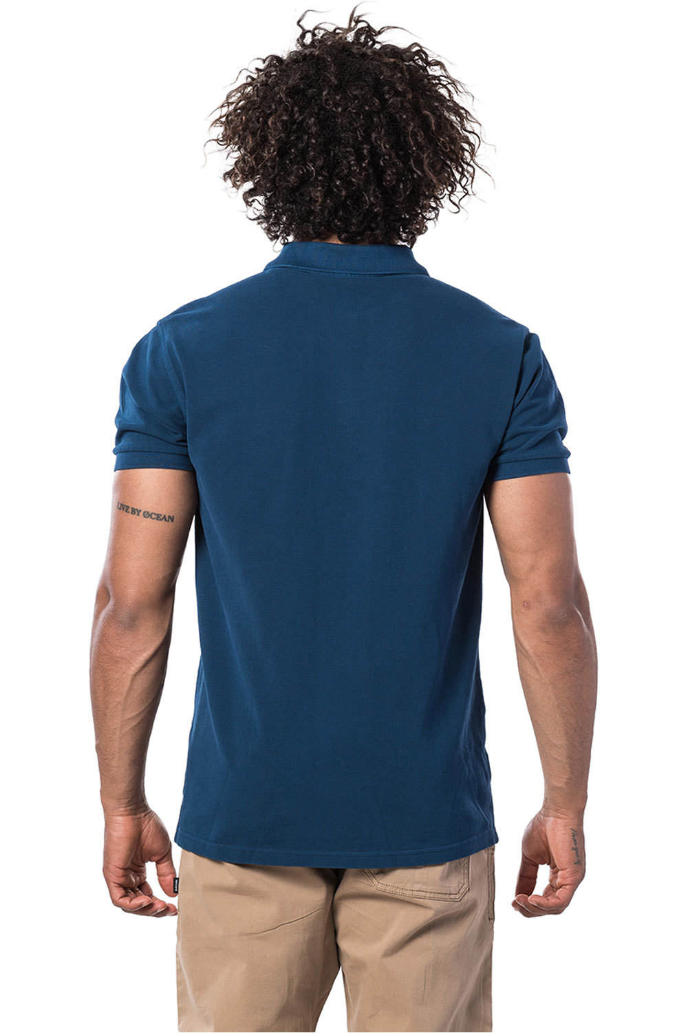 Rip Curl polo manga corta hombre Rip Curl FADED POLO vista trasera Rip Curl polo manga corta hombre Rip Curl FADED POLO vista trasera
