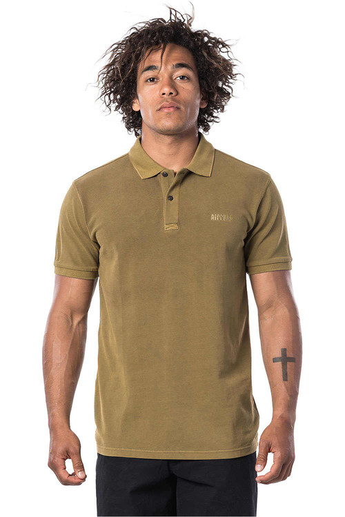 RIP CURL FADED POLO amarillo