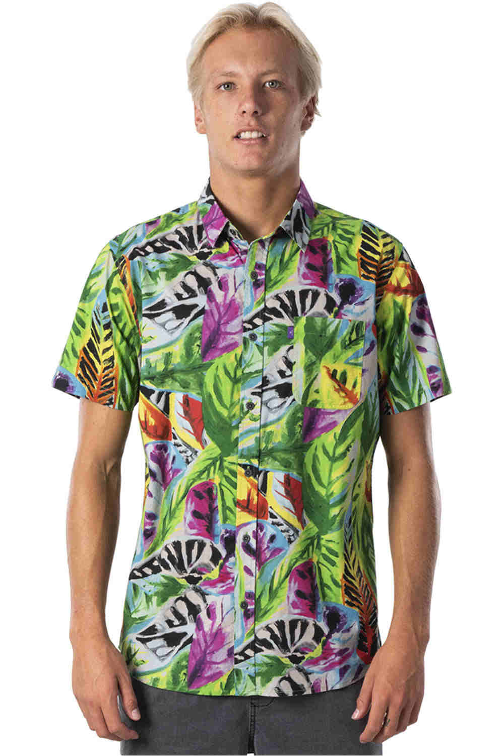Rip Curl camiseta manga corta hombre Rip Curl FLOWERSHOP S/S SHIRT vista frontal Rip Curl camiseta manga corta hombre Rip Curl FLOWERSHOP S/S SHIRT vista frontal