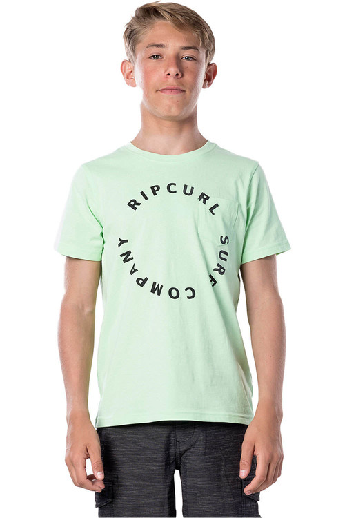RIP CURL WOOP LOOP BOY TEE verde