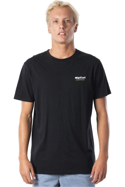 RIP CURL OG GLITCH TEE negro