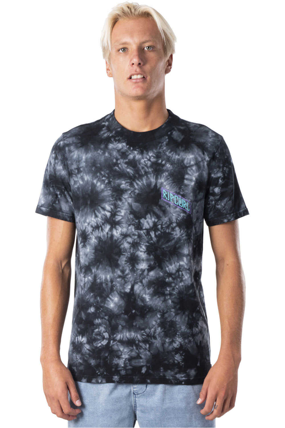 Rip Curl camiseta manga corta hombre Rip Curl MADSTEEZ TIE DYE TEE vista frontal Rip Curl camiseta manga corta hombre Rip Curl MADSTEEZ TIE DYE TEE vista frontal