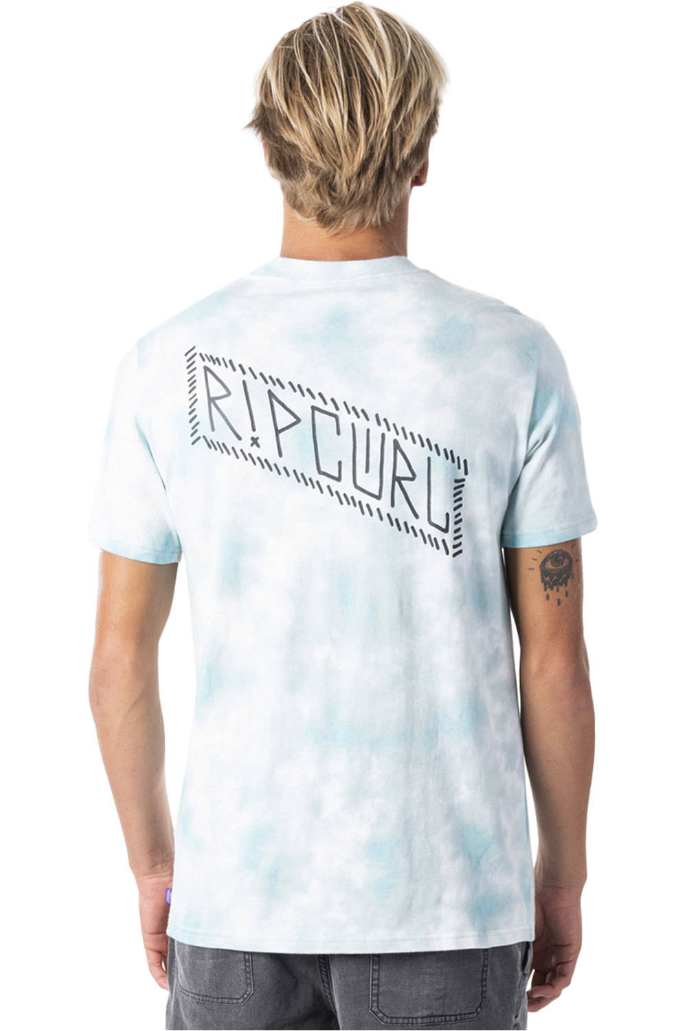 Rip Curl camiseta manga corta hombre Rip Curl MADSTEEZ TIE DYE TEE vista trasera Rip Curl camiseta manga corta hombre Rip Curl MADSTEEZ TIE DYE TEE vista trasera