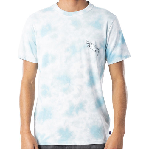 RIP CURL MADSTEEZ TIE DYE TEE azul
