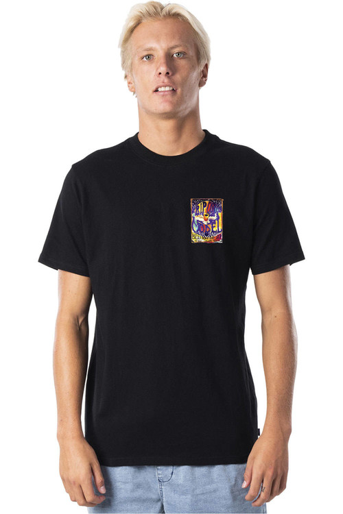 RIP CURL MADSTEEZ CORPO TEE negro