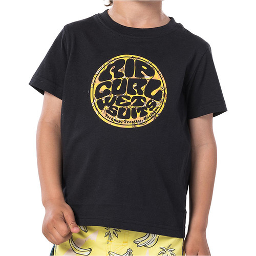 RIP CURL WETTY FILTER SS TEE GROMS negro