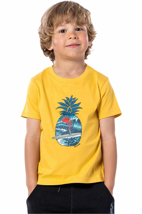 RIP CURL PINA LOUNGE SS TEE GROMS amarillo