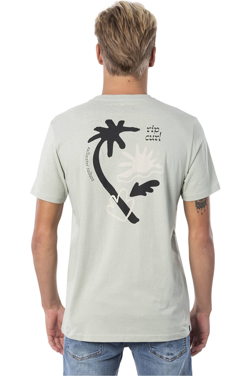 Rip Curl camiseta manga corta hombre Rip Curl SWC WILDER TEE vista trasera Rip Curl camiseta manga corta hombre Rip Curl SWC WILDER TEE vista trasera