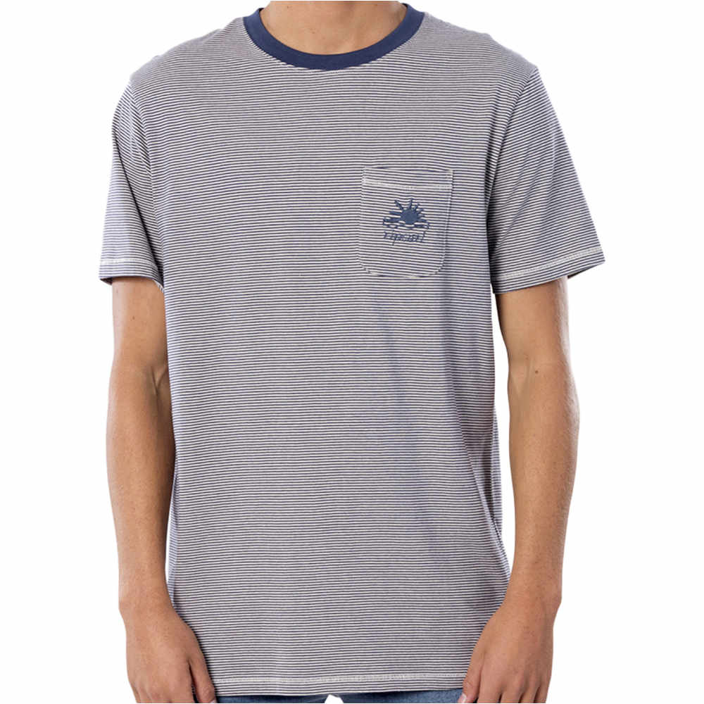 Rip Curl camiseta manga corta hombre Rip Curl SWC CHANNEL STRIPE TEE vista detalle Rip Curl camiseta manga corta hombre Rip Curl SWC CHANNEL STRIPE TEE vista detalle
