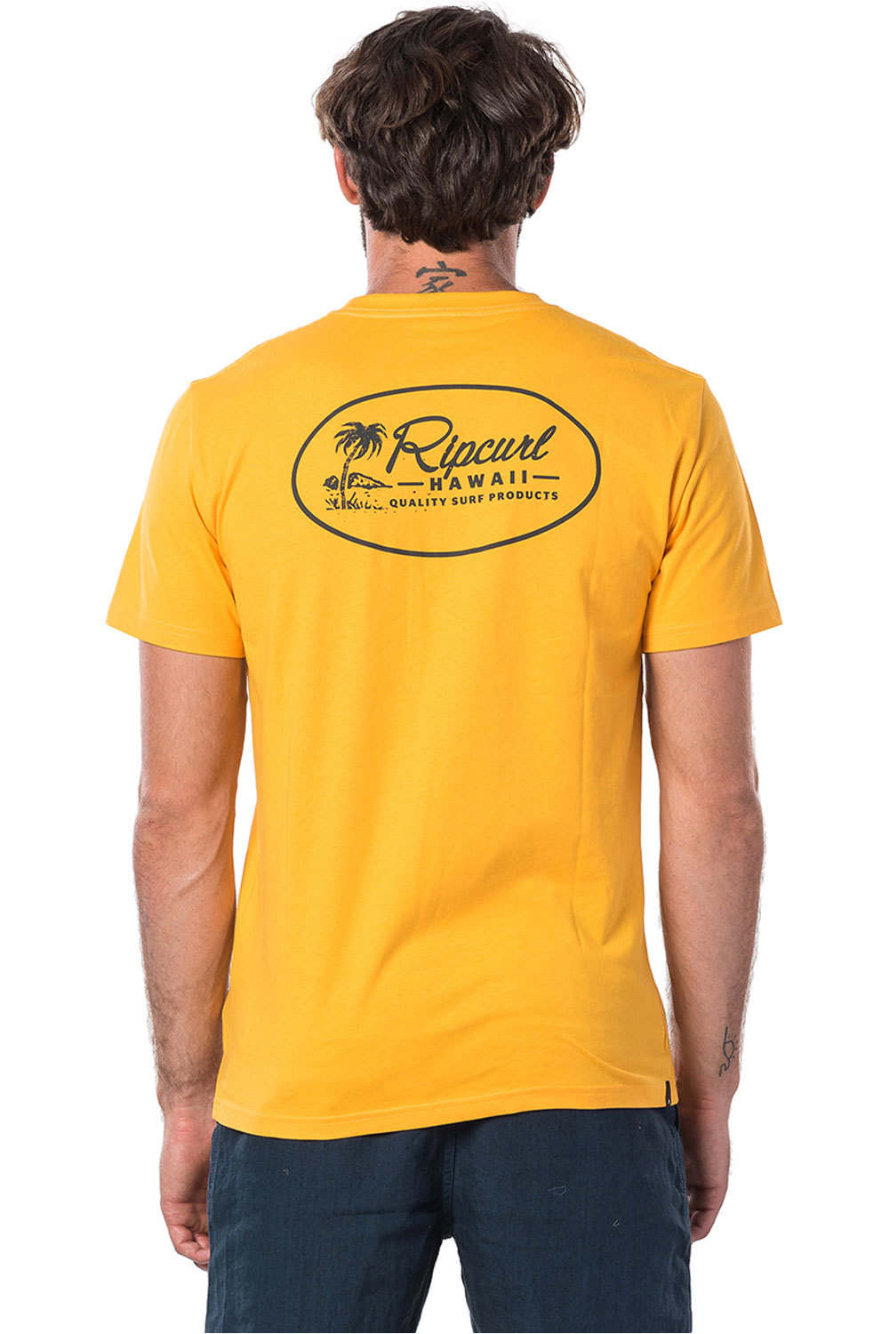 Rip Curl camiseta manga corta hombre Rip Curl ALOHA STATE S/S TEE vista trasera Rip Curl camiseta manga corta hombre Rip Curl ALOHA STATE S/S TEE vista trasera