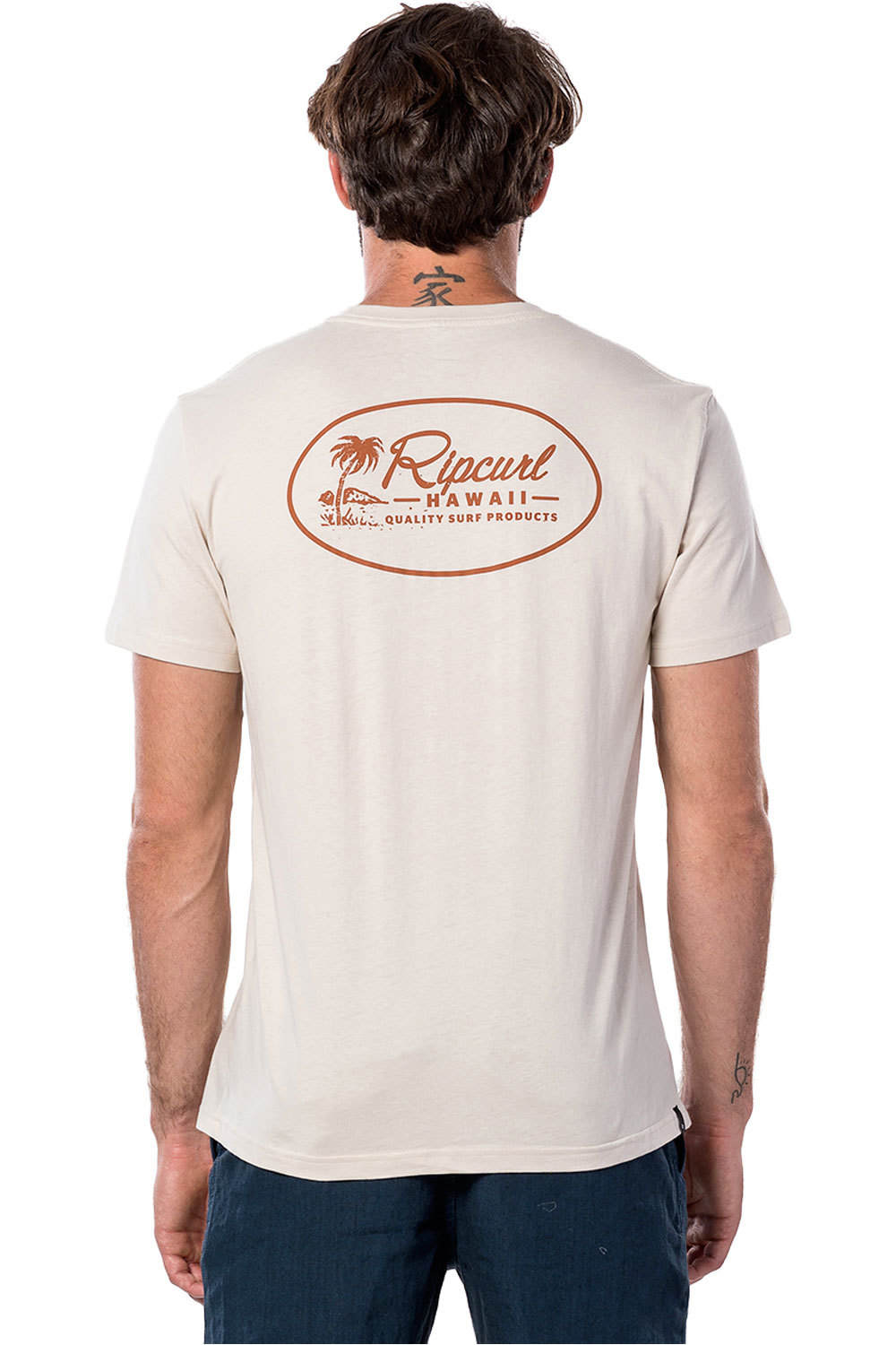 Rip Curl camiseta manga corta hombre Rip Curl ALOHA STATE S/S TEE vista trasera Rip Curl camiseta manga corta hombre Rip Curl ALOHA STATE S/S TEE vista trasera