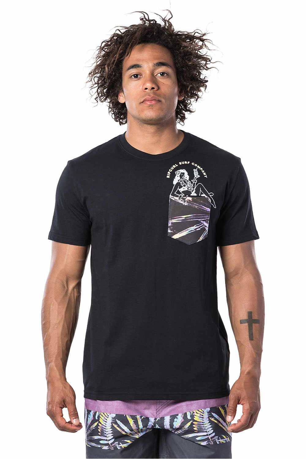 Rip Curl camiseta manga corta hombre Rip Curl IN DA POCKET S/S TEE vista frontal Rip Curl camiseta manga corta hombre Rip Curl IN DA POCKET S/S TEE vista frontal