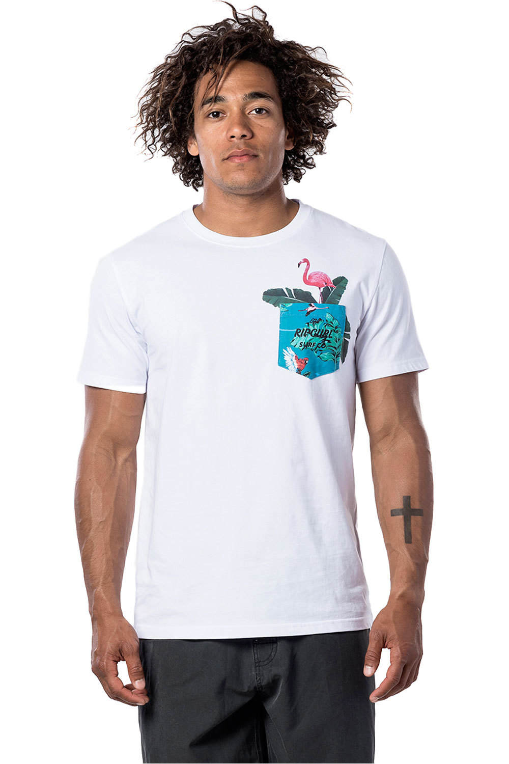 Rip Curl camiseta manga corta hombre Rip Curl IN DA POCKET S/S TEE vista frontal Rip Curl camiseta manga corta hombre Rip Curl IN DA POCKET S/S TEE vista frontal