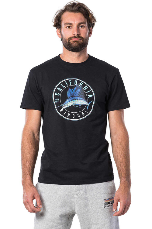 RIP CURL DESTINATION SURF S/S TEE negro