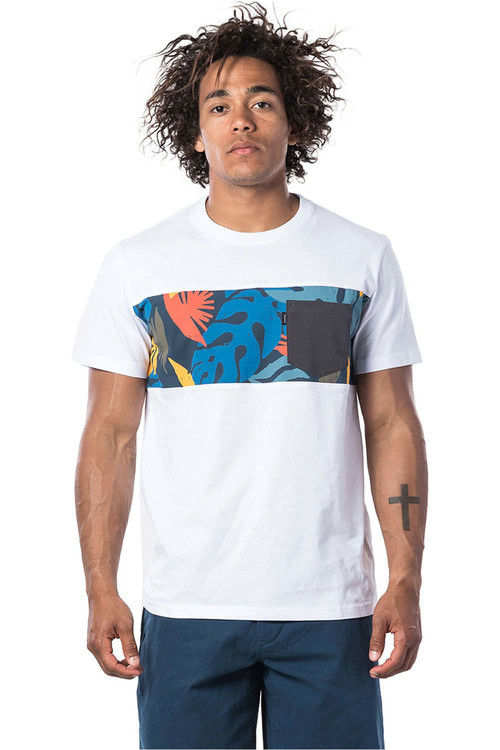 RIP CURL BUSY SESSION S/S TEE blanco