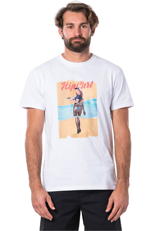RIP CURL GOOD DAY BAD DAY S/S TEE blanco