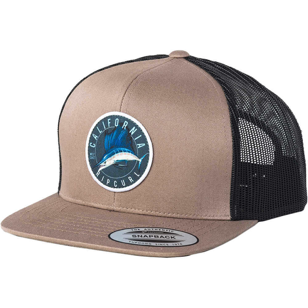 Rip Curl visera lona Rip Curl DESTINATION SURF TRUCKER CAP vista frontal Rip Curl visera lona Rip Curl DESTINATION SURF TRUCKER CAP vista frontal