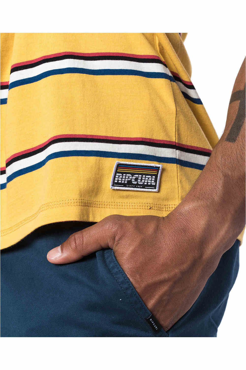 Rip Curl camiseta manga corta hombre Rip Curl LA MARINIERE S/S TEE vista detalle Rip Curl camiseta manga corta hombre Rip Curl LA MARINIERE S/S TEE vista detalle