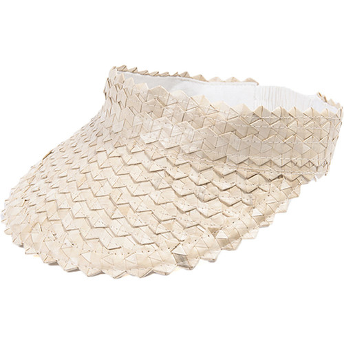 RIP CURL PARADISE COVE STRAW VISOR marron