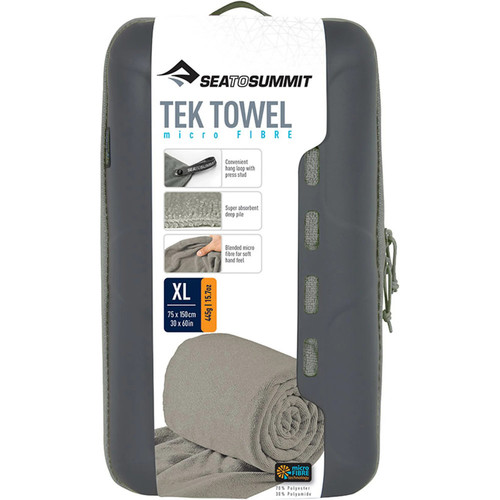 SEATOSUMMIT TEK TOWEL XL gris