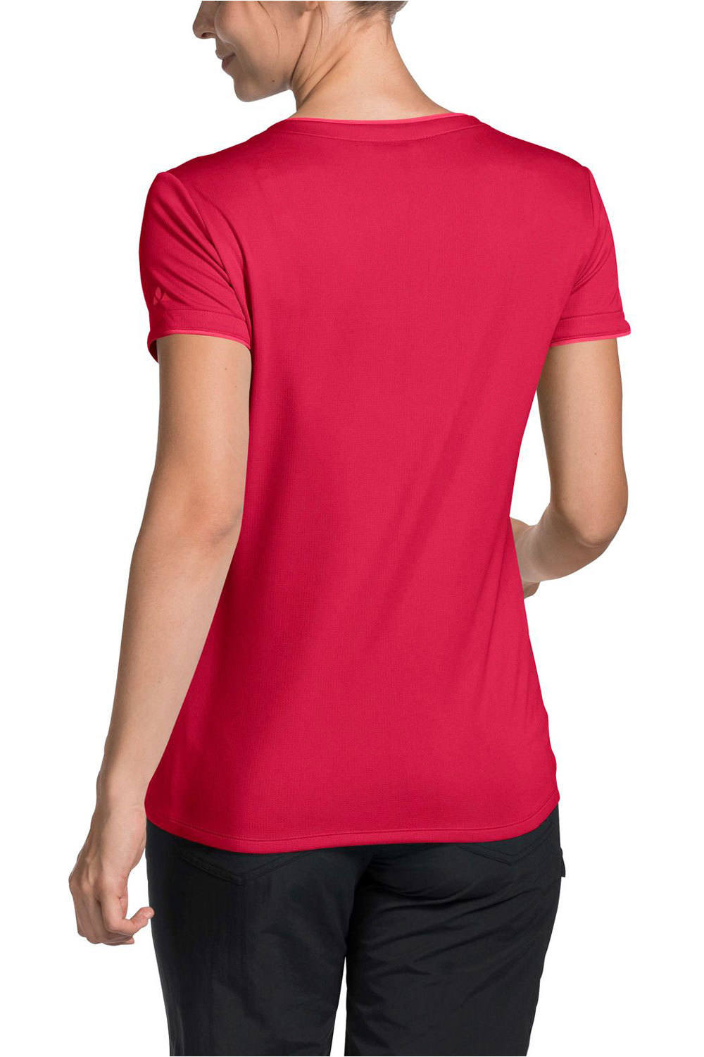 Vaude camiseta montaña manga corta mujer Vaude Womens Essential T-Shirt vista trasera Vaude camiseta montaña manga corta mujer Vaude Womens Essential T-Shirt vista trasera