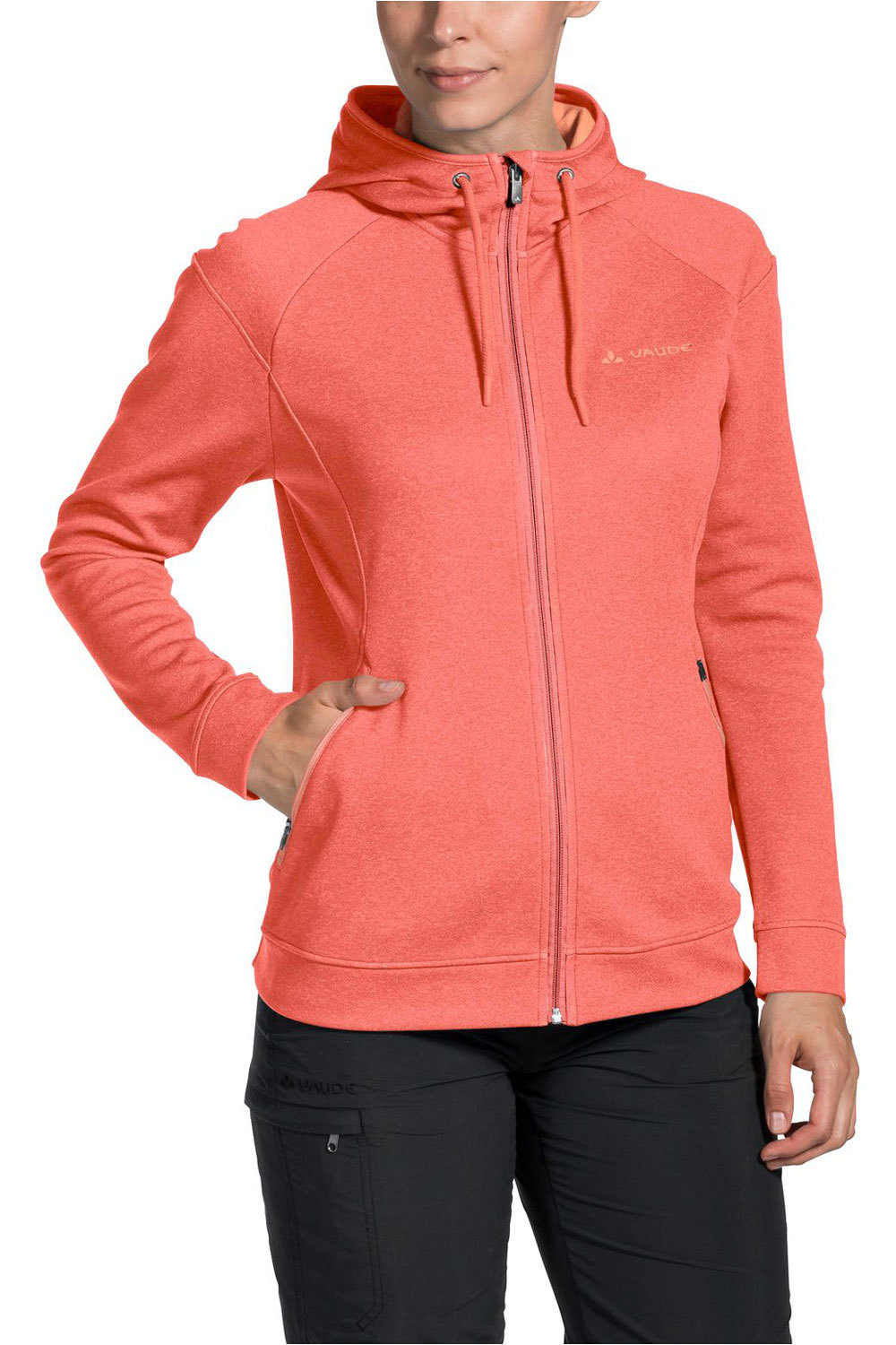 Vaude forro polar mujer Vaude Womens Skomer Fleece Jacket vista frontal Vaude forro polar mujer Vaude Womens Skomer Fleece Jacket vista frontal