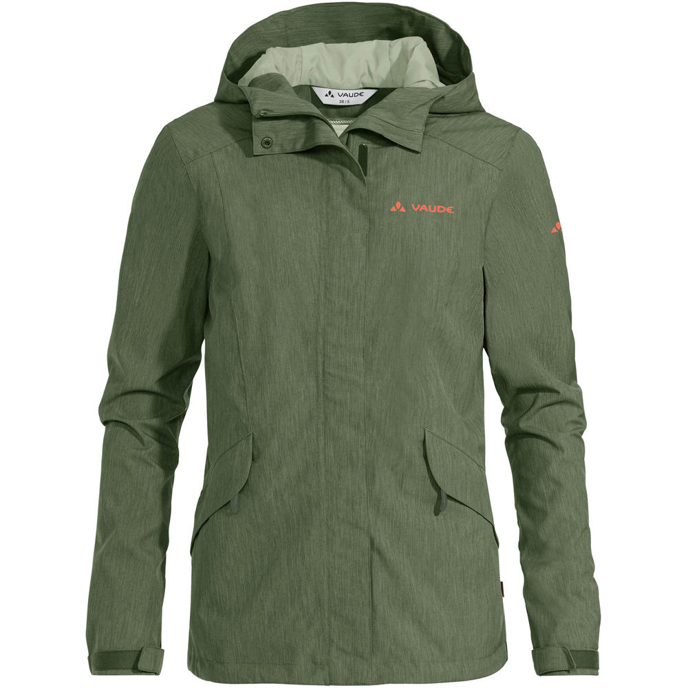 Vaude chaqueta impermeable mujer Vaude Womens Rosemoor Jacket vista detalle Vaude chaqueta impermeable mujer Vaude Womens Rosemoor Jacket vista detalle