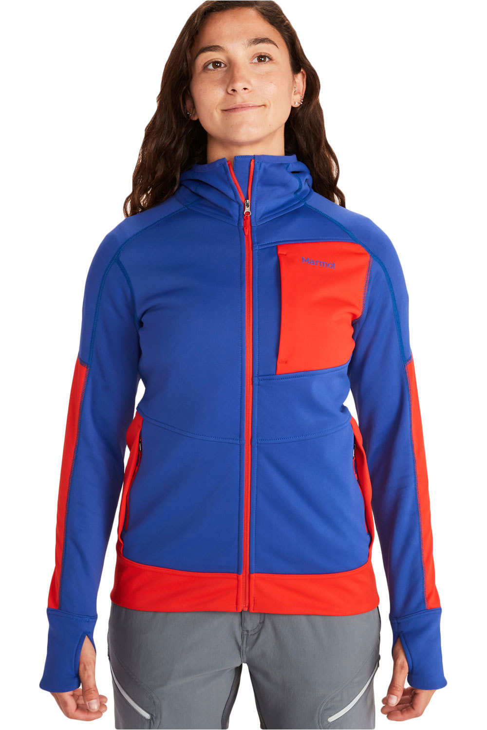 Marmot forro polar mujer Marmot Wm s Dawn Hoody RO vista frontal Marmot forro polar mujer Marmot Wm s Dawn Hoody RO vista frontal