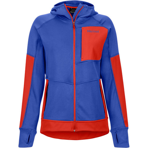 MARMOT WM S DAWN HOODY RO rojo