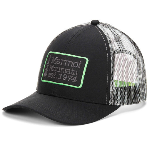 MARMOT RETRO TRUCKER HAT NE negro