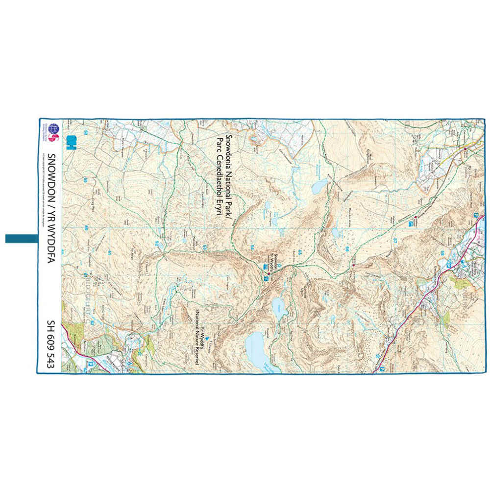 Lifeventure varios montaña Lifeventure SoftFibre OS Map Towel    Giant (Snowdon vista frontal Lifeventure varios montaña Lifeventure SoftFibre OS Map Towel    Giant (Snowdon vista frontal