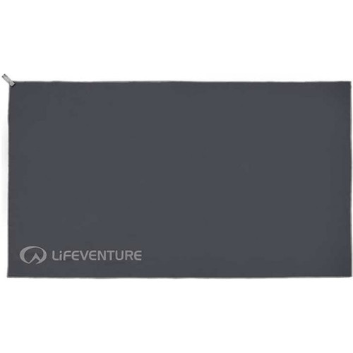 LIFEVENTURE HYDROFIBRE TREK TOWEL    LARGE gris
