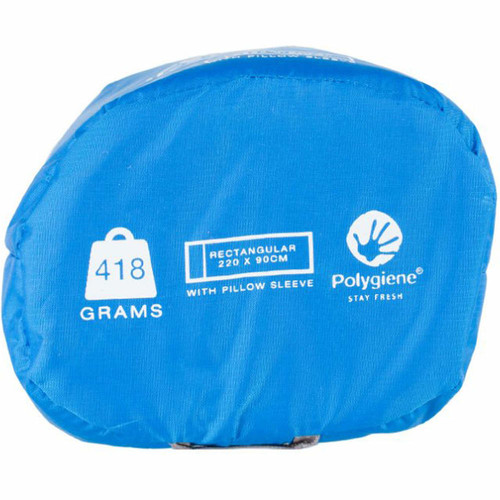 LIFEVENTURE COTTON SLEEPING BAG LINER, RECTANGULAR