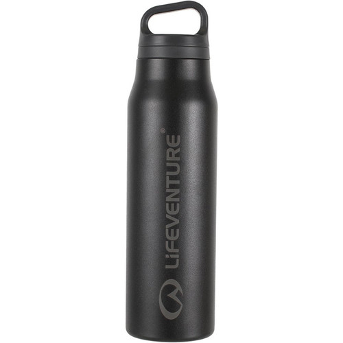LIFEVENTURE HOT & COLD VACUUM FLASK negro