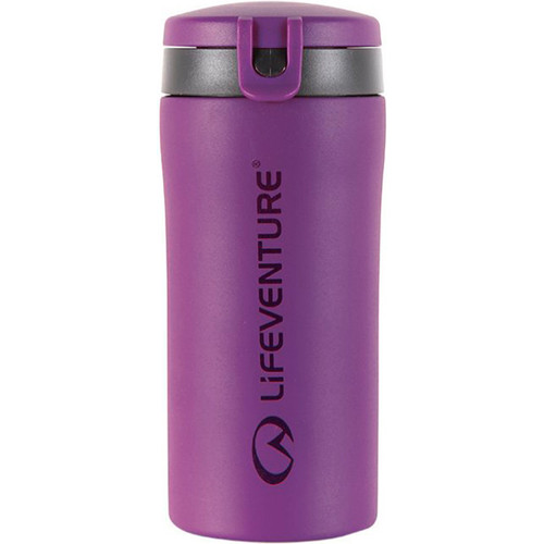 LIFEVENTURE FLIP  TOP THERMAL MUG    300ML morado