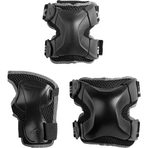 ROLLERBLADE PROTECCIONES X-GEAR 3 PACK NEGRO negro