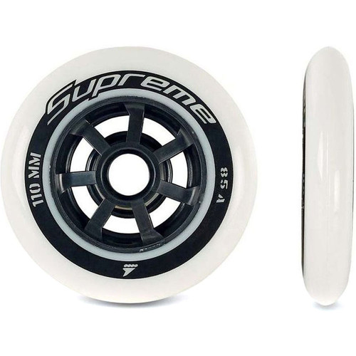 ROLLERBLADE RUEDAS SUPREME 110/85A (6PCS) blanco