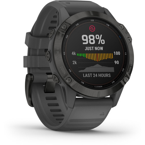 GARMIN FENIX 6 PRO SOLAR NEGRO CORREA GRIS