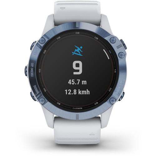 GARMIN FENIX 6 PRO SOLAR AZUL CORREA BLANCA