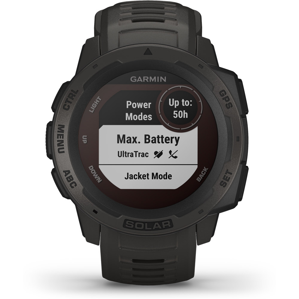 Garmin pulsómetros con gps Garmin INSTINCT Solar Grafito 03 Garmin pulsómetros con gps Garmin INSTINCT Solar Grafito 03