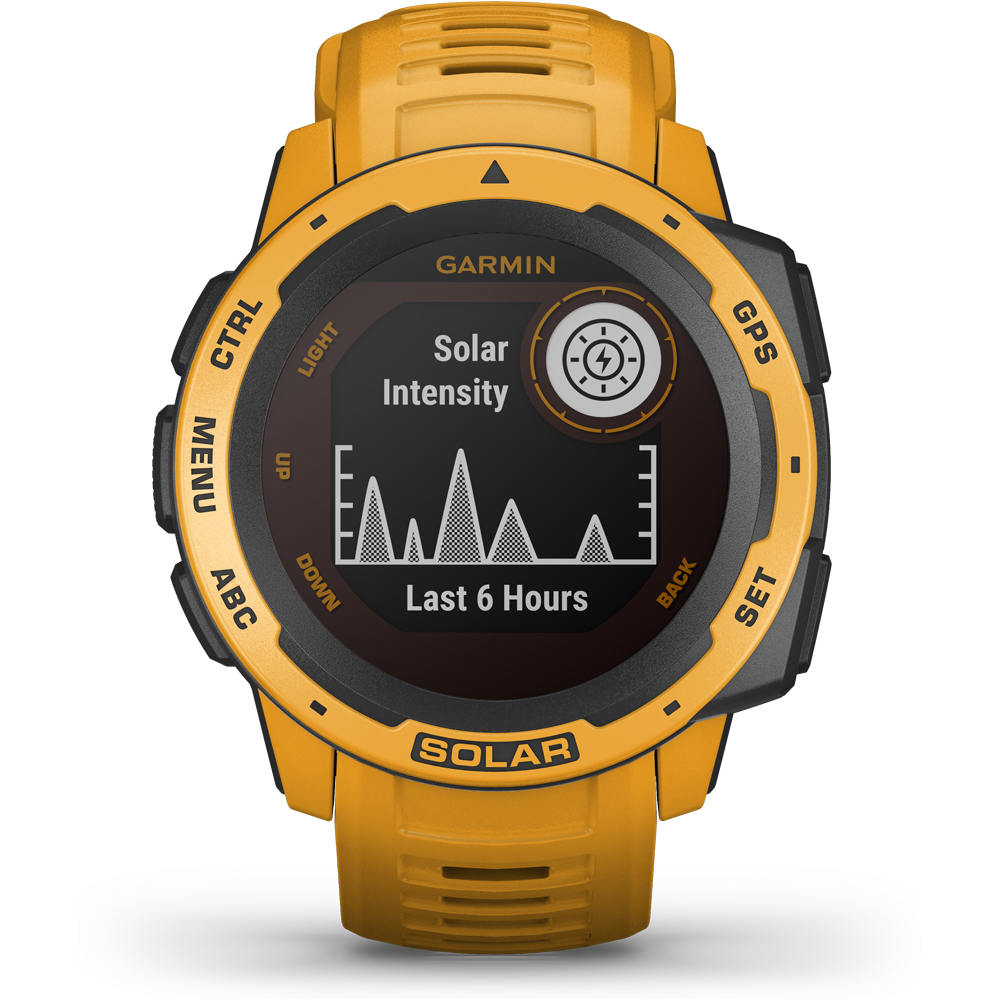 Garmin pulsómetros con gps Garmin INSTINCT Solar Amarillo Ocre 02 Garmin pulsómetros con gps Garmin INSTINCT Solar Amarillo Ocre 02