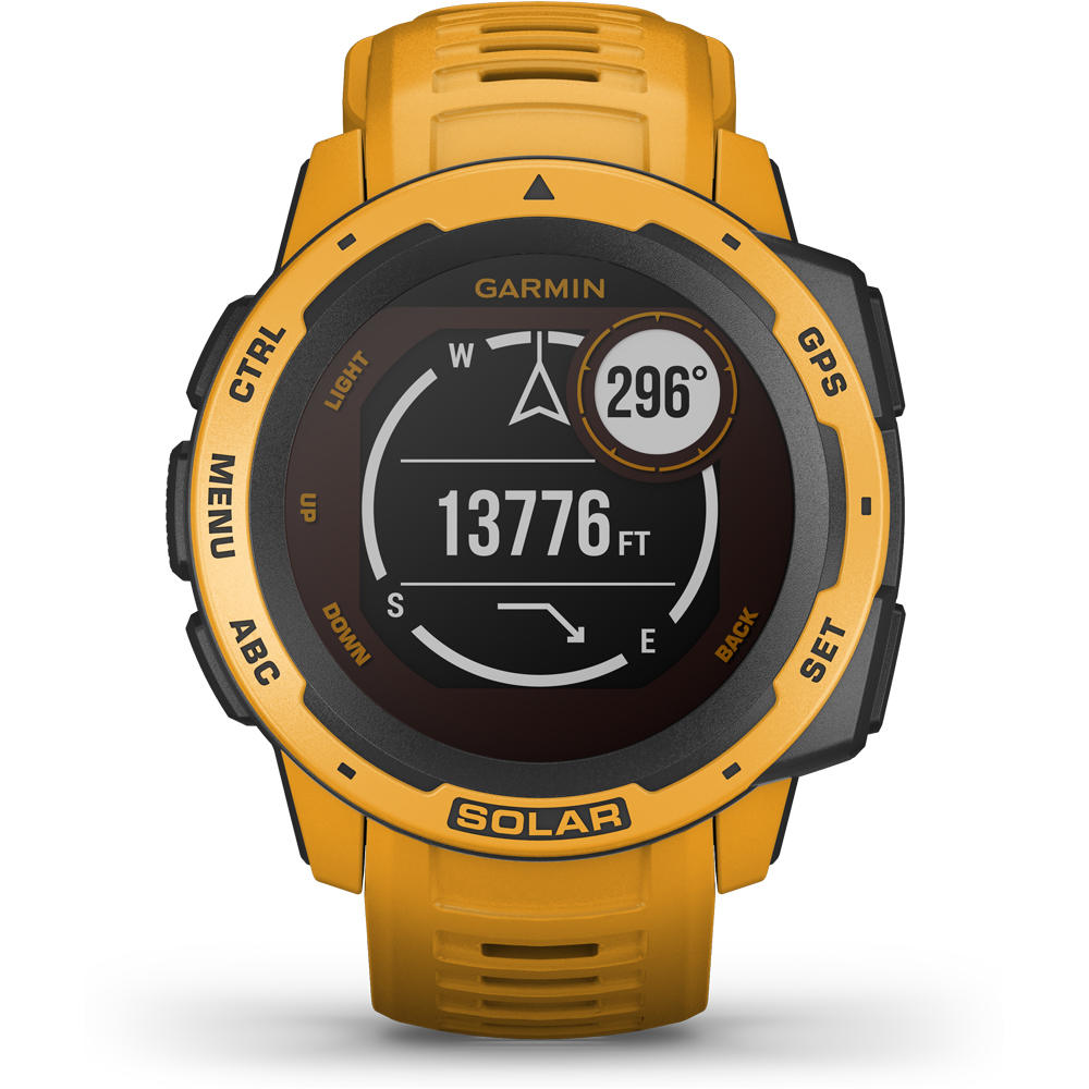 Garmin pulsómetros con gps Garmin INSTINCT Solar Amarillo Ocre 05 Garmin pulsómetros con gps Garmin INSTINCT Solar Amarillo Ocre 05