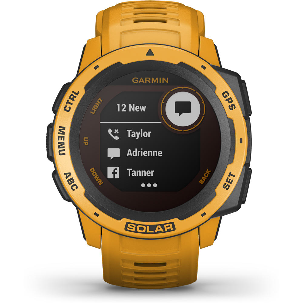 Garmin pulsómetros con gps Garmin INSTINCT Solar Amarillo Ocre 06 Garmin pulsómetros con gps Garmin INSTINCT Solar Amarillo Ocre 06
