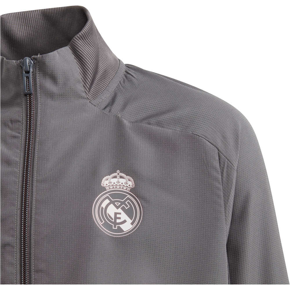 adidas sudadera entrenamiento fútbol niño Adidas R.MADRID PRE JKT Y vista detalle adidas sudadera entrenamiento fútbol niño Adidas R.MADRID PRE JKT Y vista detalle