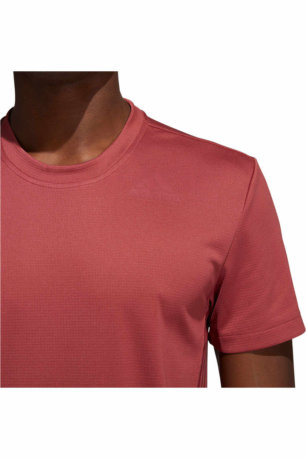 adidas camiseta fitness hombre Adidas AERO 3S TEE vista detalle adidas camiseta fitness hombre Adidas AERO 3S TEE vista detalle
